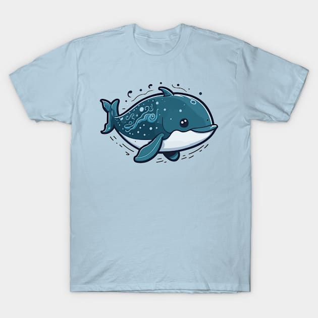 Baby Whale T-Shirt by totalcare